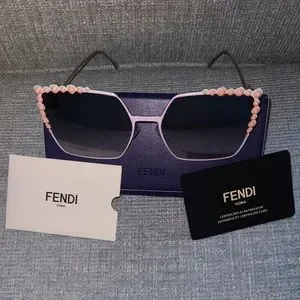 Fendi 60mm Gradient Square Cat Eye Sunglasses ?❤️ 60mm-gradient-square-cat-eye-  main image 2